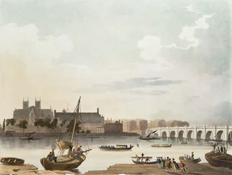 Vue de Westminster et du pont